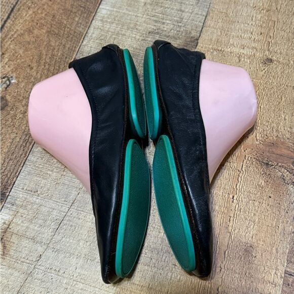 Tieks By Gavrieli Matte Black Leather Ballet Flats Size 7 - Picture 9 of 10